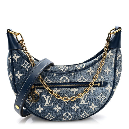 Monogram Jacquard Denim Loop Bleu