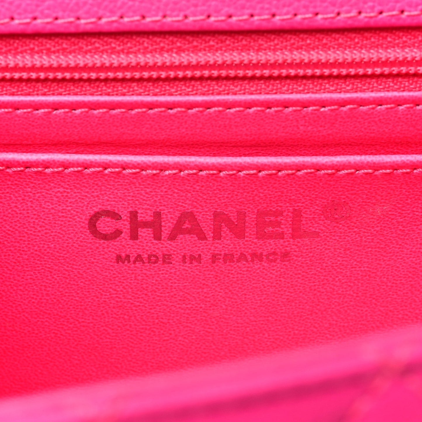 Goatskin Quilted 2.55 Reissue Mini Flap Fluorescent Pink
