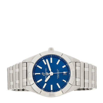 Stainless Steel 32mm Chronomat Quartz Watch Blue A77310101C1A1