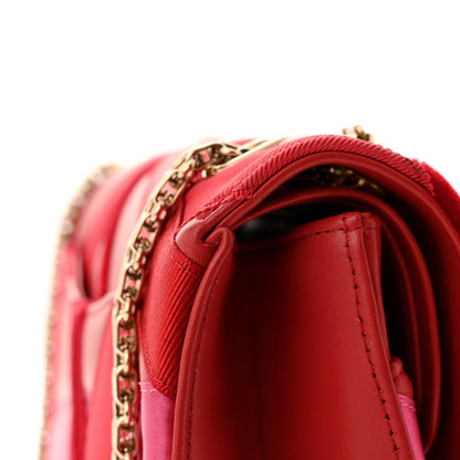 Lambskin Velvet Grosgrain Quilted 2.55 Reissue 225 Flap Red