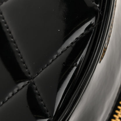 Patent CC Round Vanity Case Black