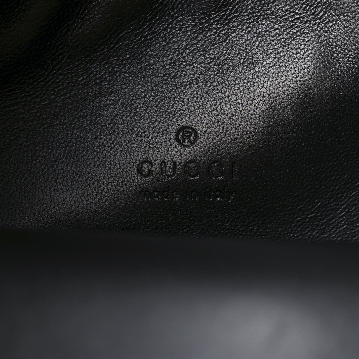 Suede Micro GG Calfskin B Medium Shoulder Bag Arabella Black