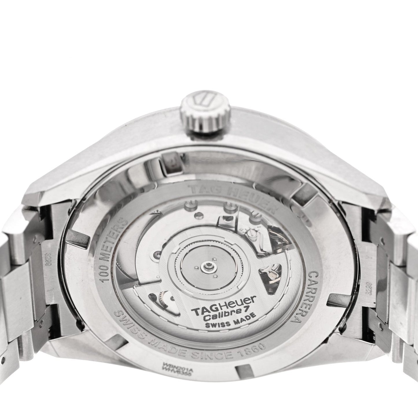 Stainless Steel 41mm Carrera GMT Automatic Watch Blue WBN201A