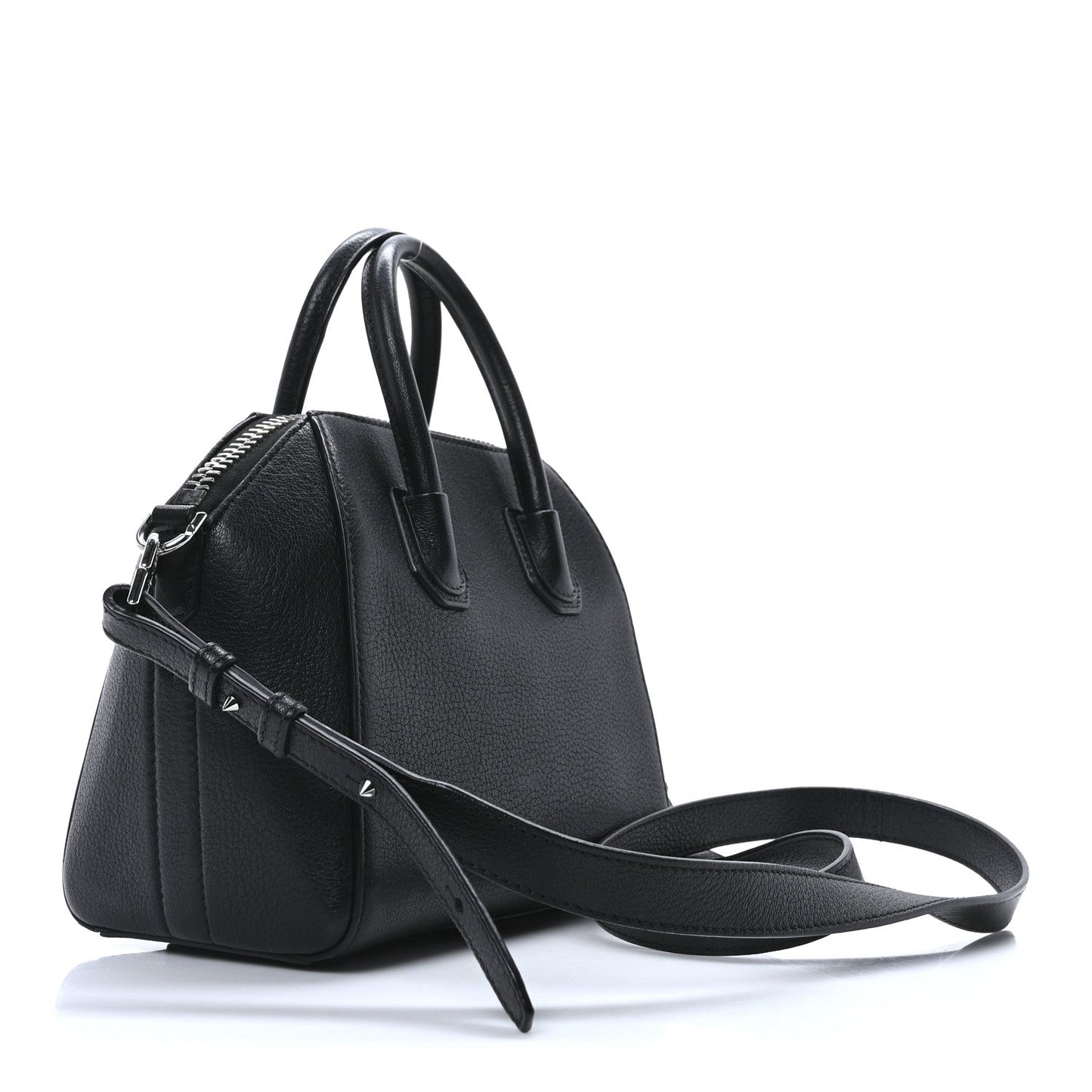Sugar Goatskin Mini Antigona Black