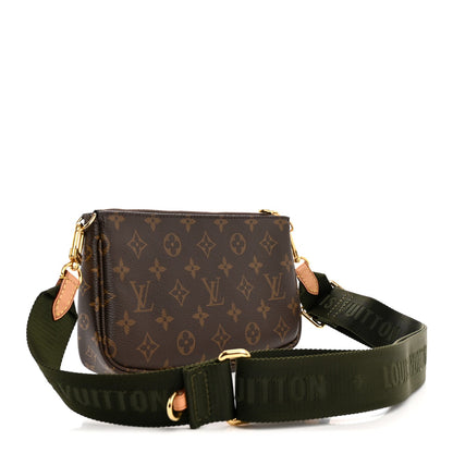 Monogram Multi Pochette Accessories Large Pochette Kaki