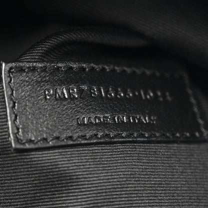 Lambskin Matelasse Monogram Large Jamie 4.3 Pochon Black