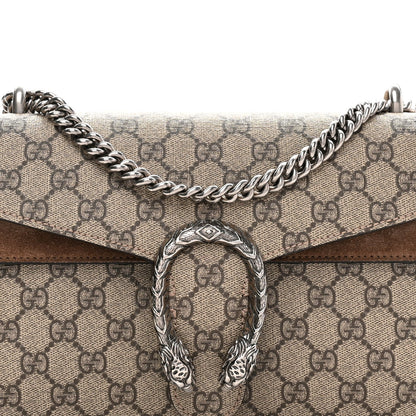 GG Supreme Monogram Small Dionysus Shoulder Bag Taupe
