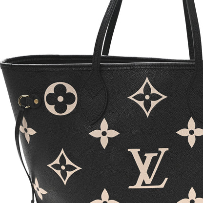 Empreinte Monogram Giant Neverfull MM Black Beige
