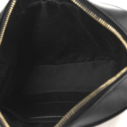 Calfskin Matelasse Monogram Lou Camera Bag Black