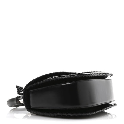 Pony Hair New Bamboo Medium Top Handle Bag Black