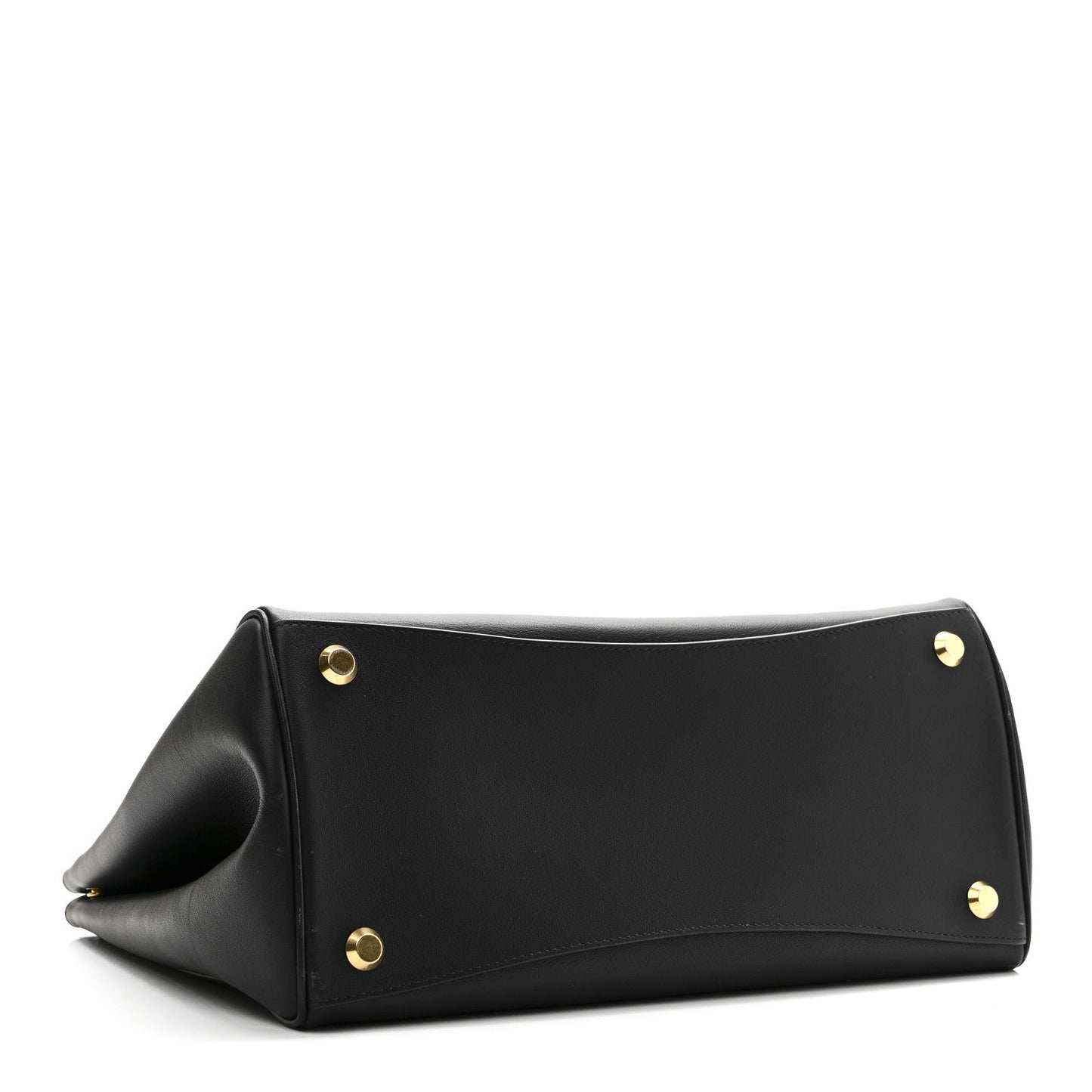 Smooth Calfskin Hampton Carry All Bag Black