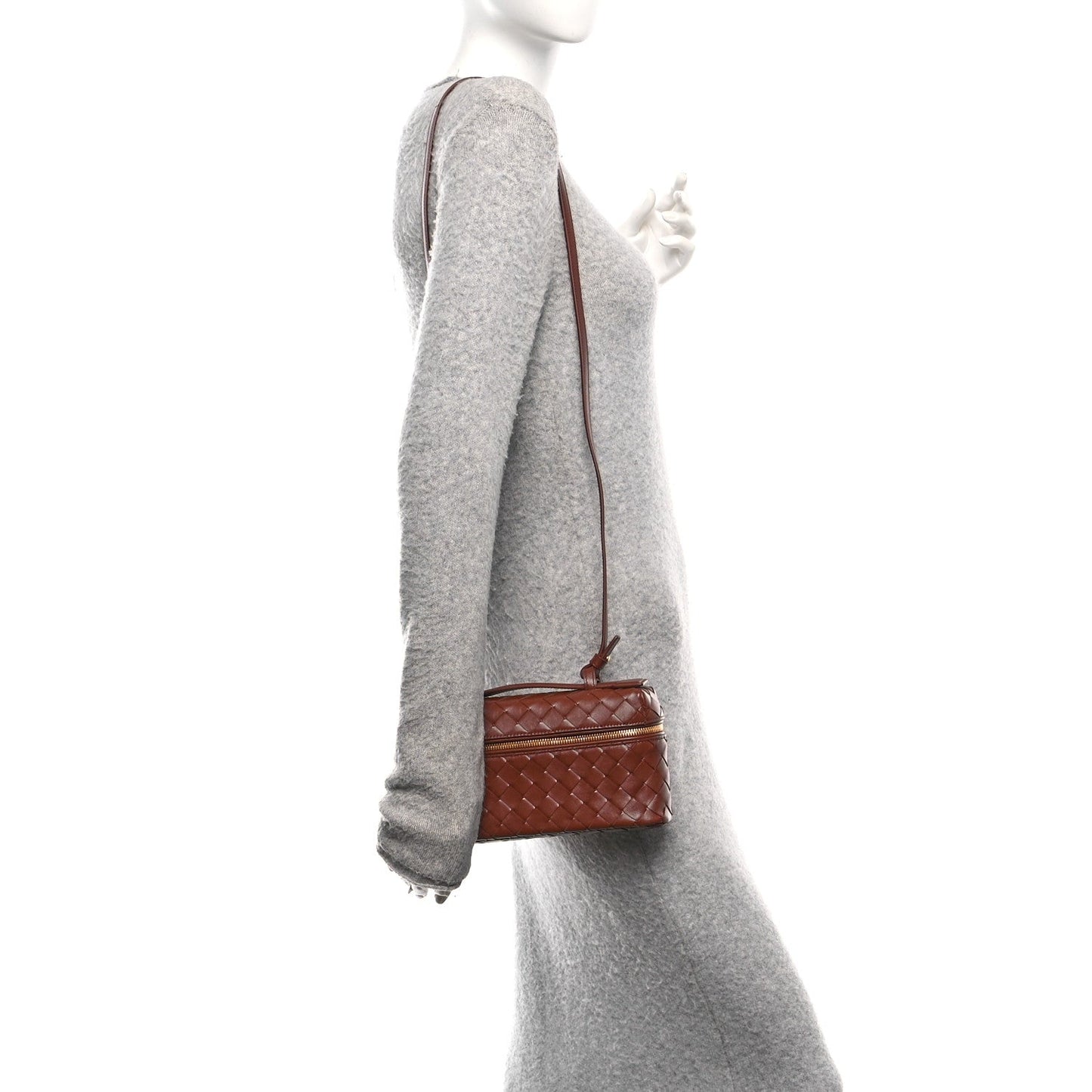 Nappa Intrecciato Bang Bang Vanity Case Sapele
