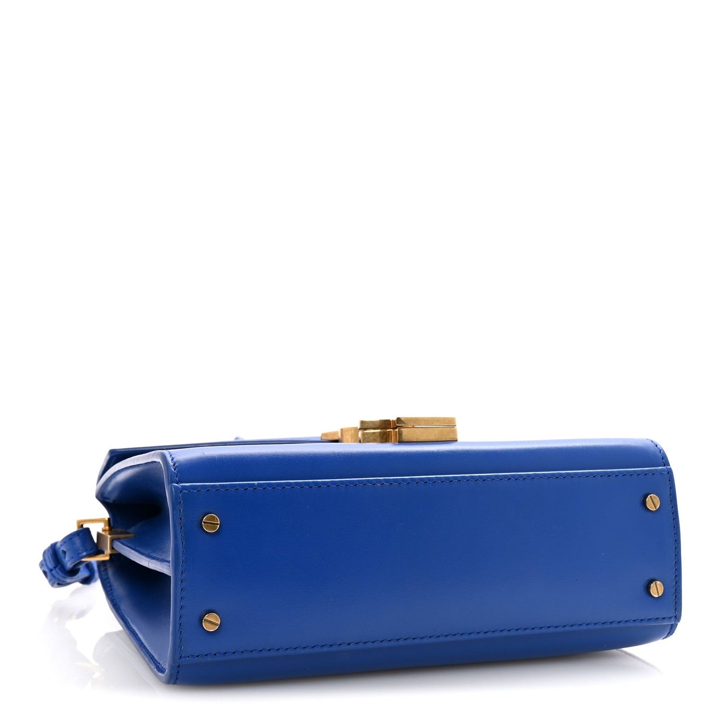 Calfskin Mini Classic Monogram Cassandra Top Handle Bag Majorelle