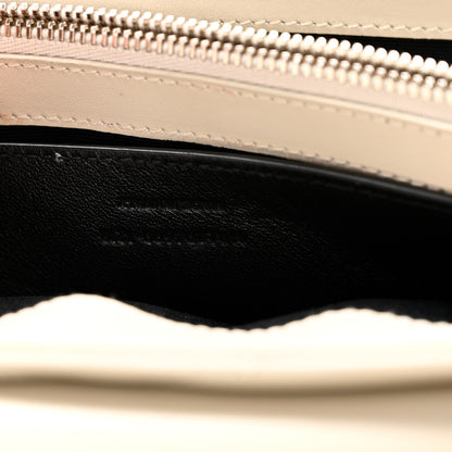 Calfskin Y Quilted Monogram Small Loulou Chain Satchel Ivory