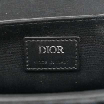 Coated Canvas CD Diamond Mini Hit The Road Bag Black