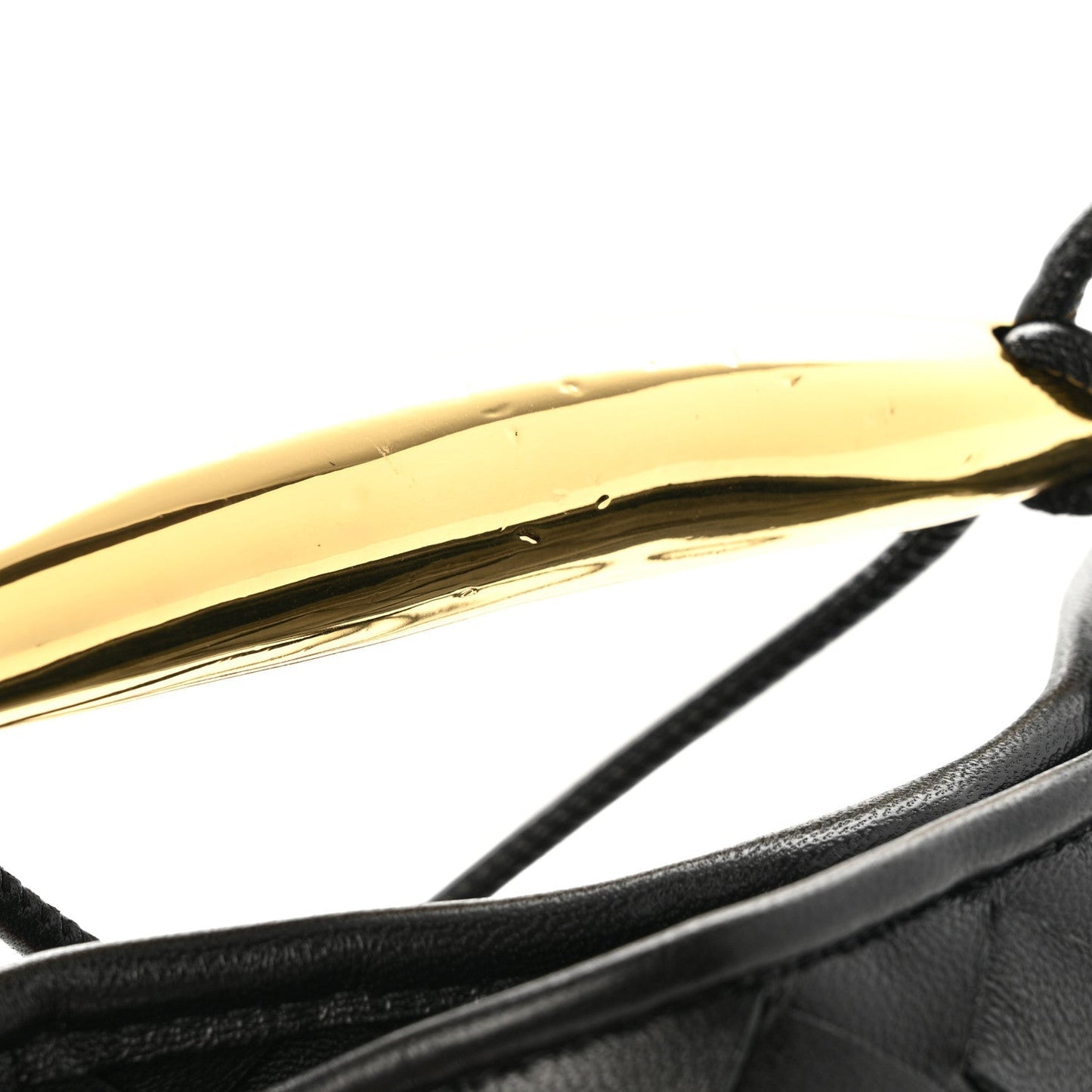 Nappa Intrecciato Mini Sardine Bag Black