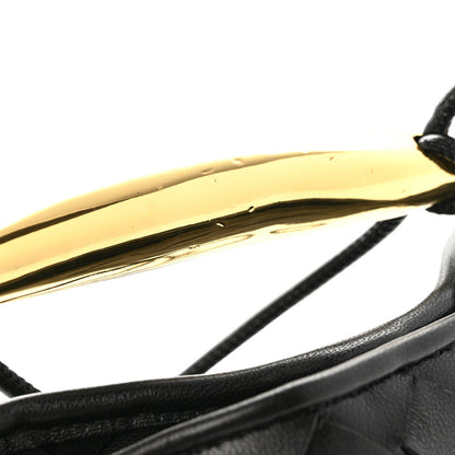 Nappa Intrecciato Mini Sardine Bag Black