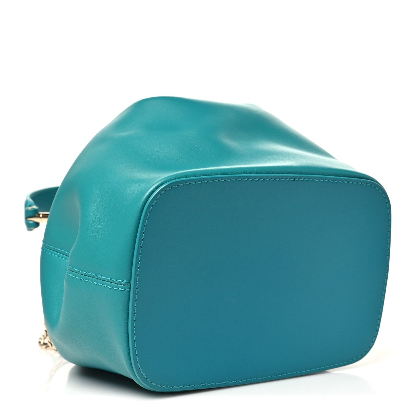 Calfskin Serpenti Forever Bucket Bag Tropical Turquoise