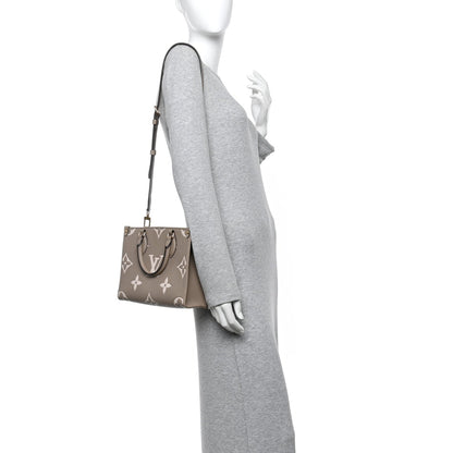 Empreinte Monogram Giant Onthego PM Tourterelle Creme