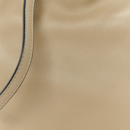 Calfskin Mini Flamenco Knot Clutch Clay Green