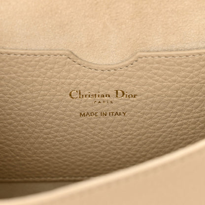 Grained Calfskin Large Bobby Flap Warm Taupe