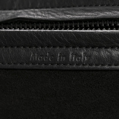 Grained Calfskin Medium Phantom Luggage Black