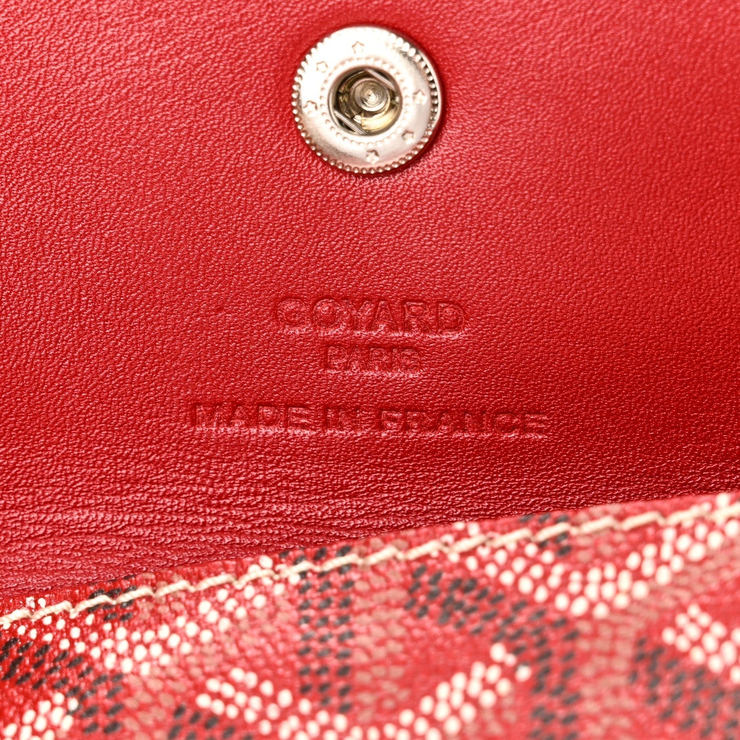 Goyardine Saint Louis Junior Jr PM Tote Red