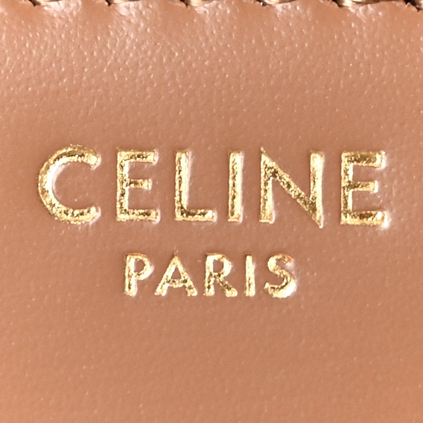 Shiny Calfskin Medium Triomphe Bronze