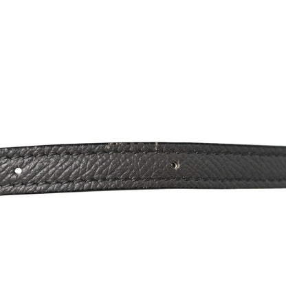 Grained Calfskin Nano Belt Bag Grey