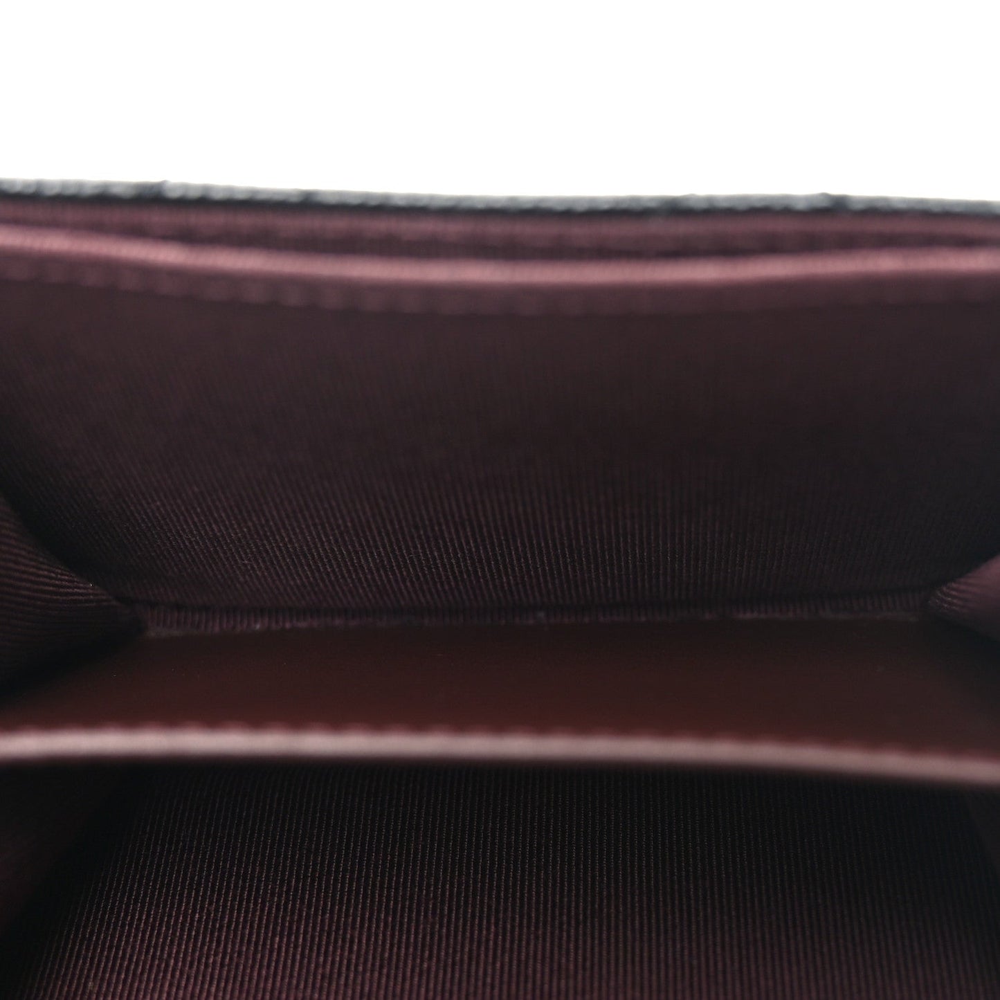 Caviar Quilted Flap Card Holder On Chain Black