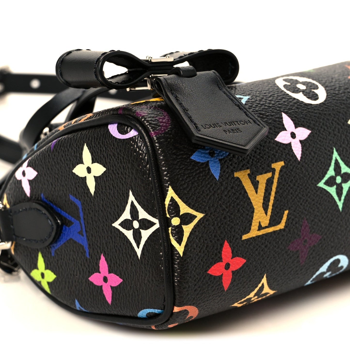 LV X TM Monogram Multicolor Nano Speedy Black