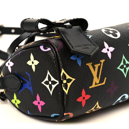 LV X TM Monogram Multicolor Nano Speedy Black