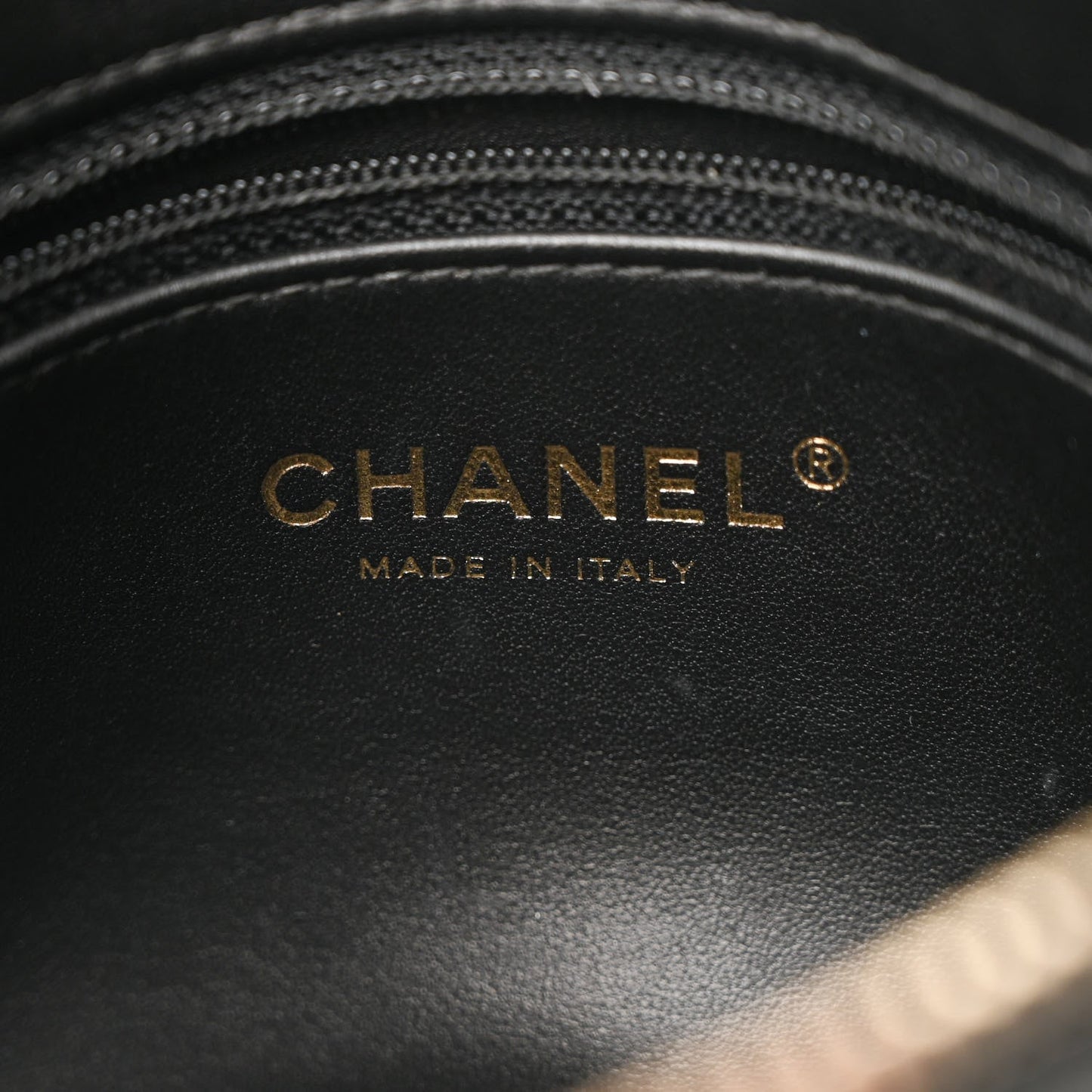 Caviar Quilted Filigree Waist Bag Black
