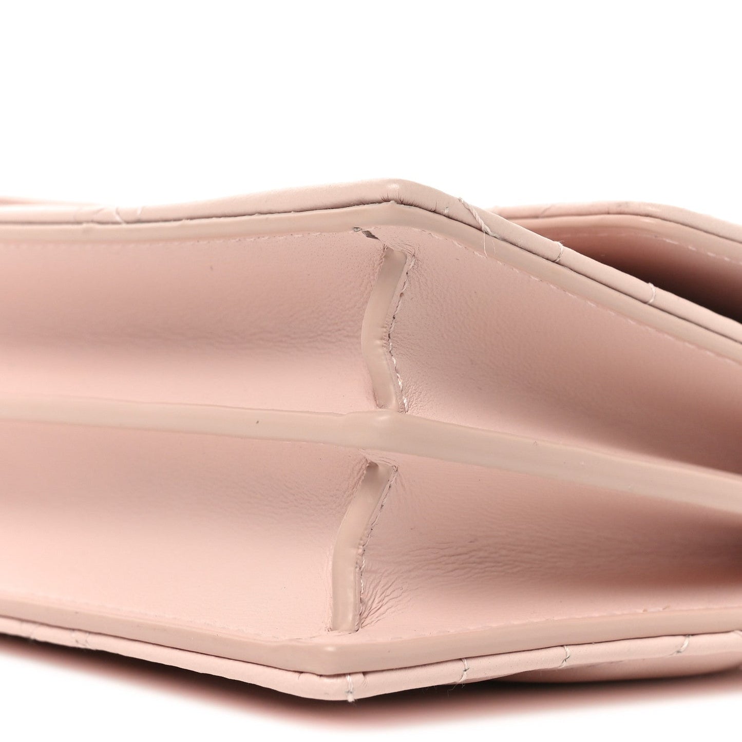 Lambskin Macrocannage Mini Miss Caro Bag Rose Quartz