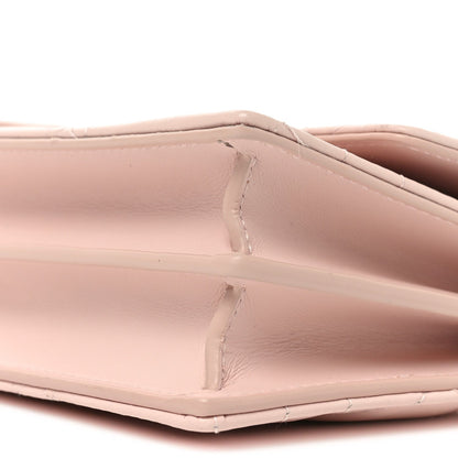Lambskin Macrocannage Mini Miss Caro Bag Rose Quartz