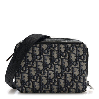 Oblique Pouch Beige Black