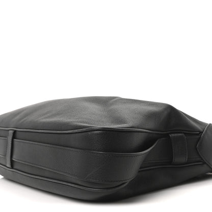 Supple Calfskin Weekend Romy Shoulder Bag Black