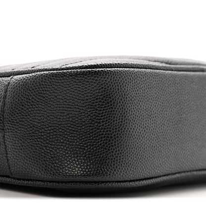 Grain De Poudre Matelasse Monogram Mini Lou Camera Bag Black