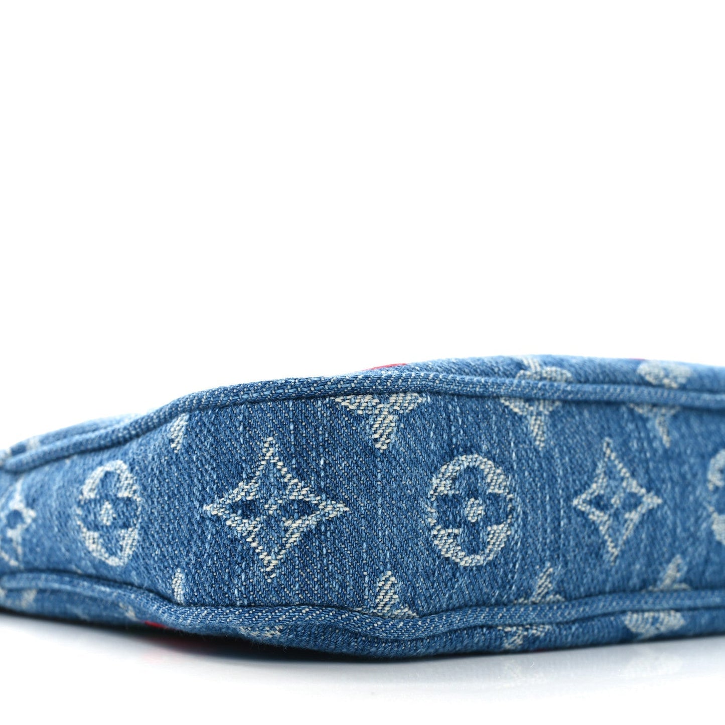 LV X TM Monogram Denim Cerises Pochette Accessories Blue
