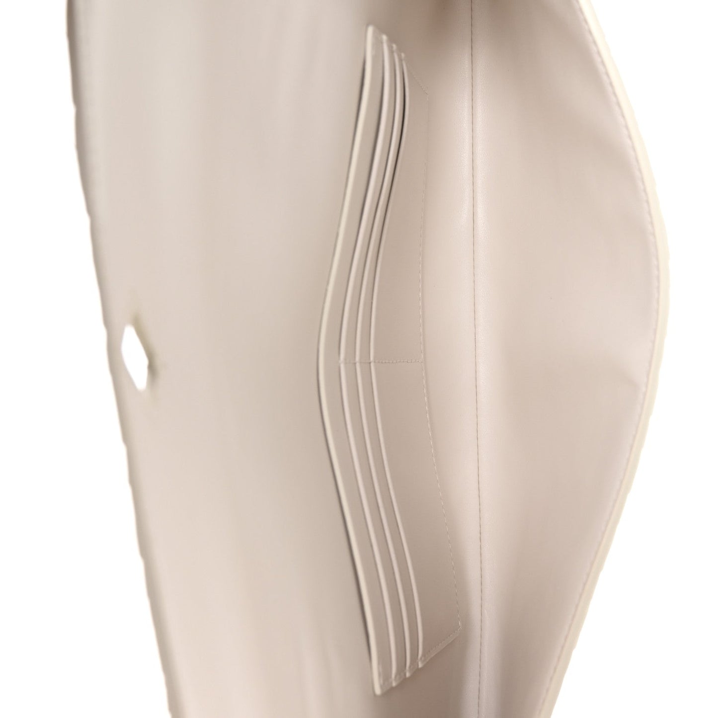 Nappa Intrecciato Long Andiamo Top Handle Clutch White