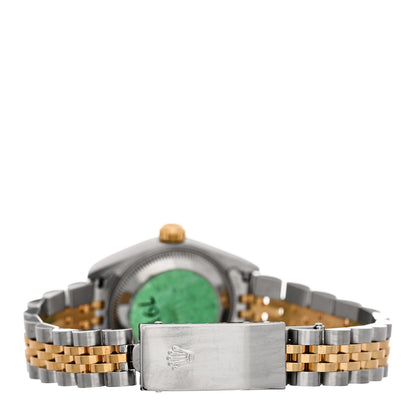 Stainless Steel 18K Yellow Gold Diamond 26mm Oyster Perpetual Datejust Watch Champagne 79173