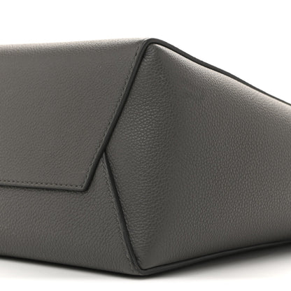 Soft Grained Calfskin Small Sangle Bucket Bag Kohl