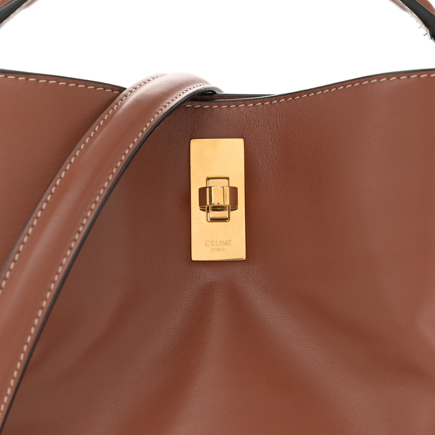 Smooth Calfskin Teen Bucket 16 Tan