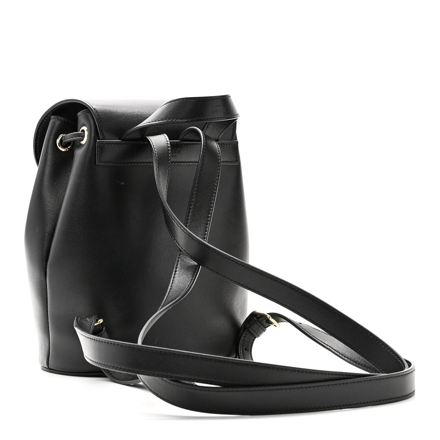 Triomphe Calfskin Bonnie Backpack Black