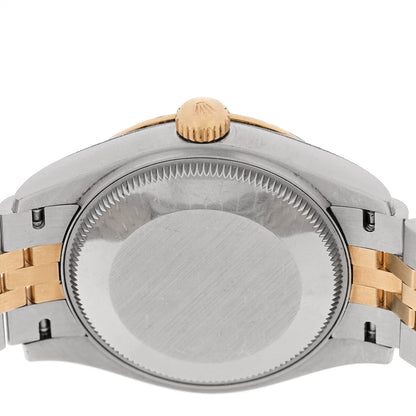 Stainless Steel 18K Yellow Gold 31mm Oyster Perpetual Datejust Watch White Roman 278273