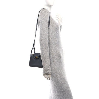 Taurillon Clemence Mini Lindy 20 Ardoise