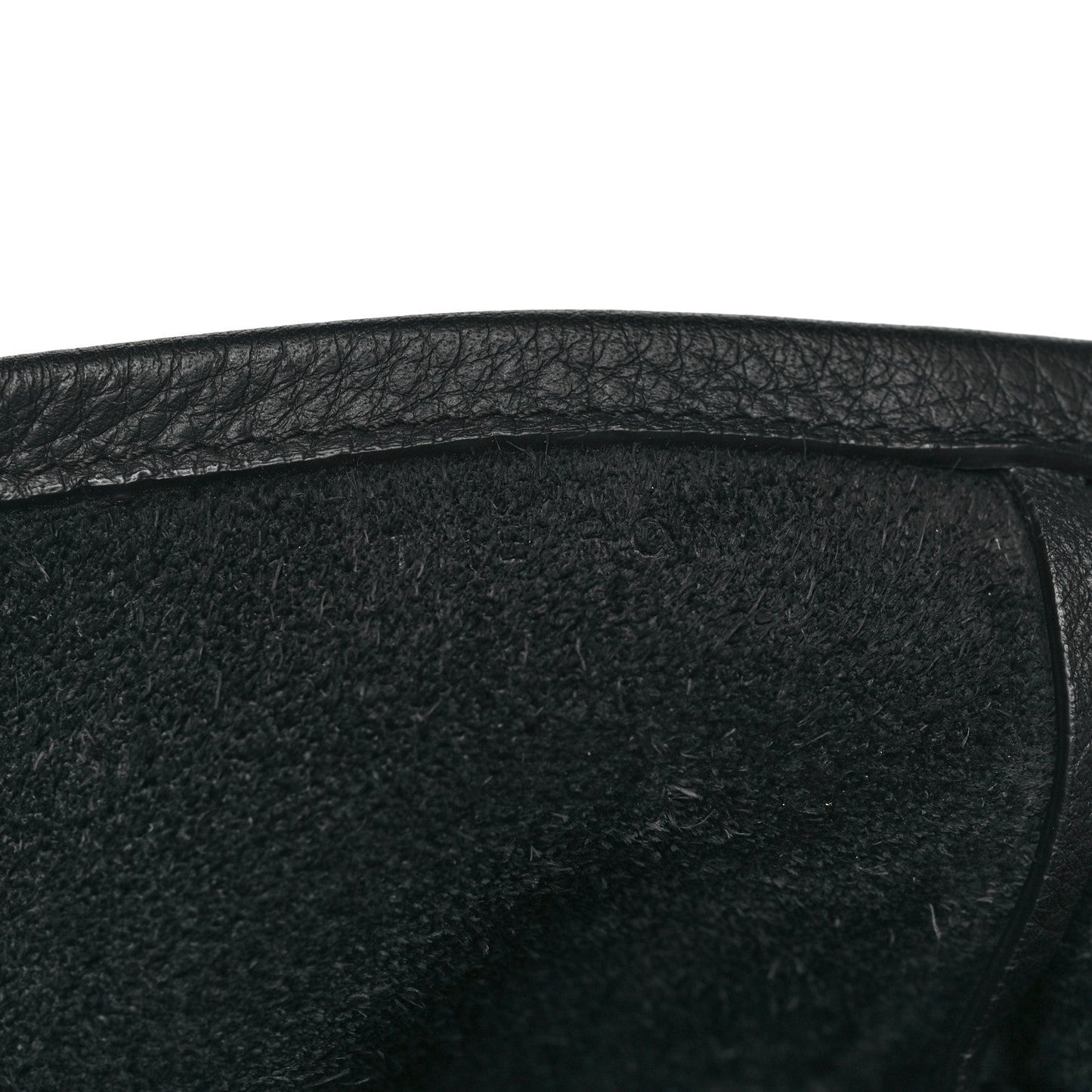 Grained Calfskin Medium N/S Hook Tote Black