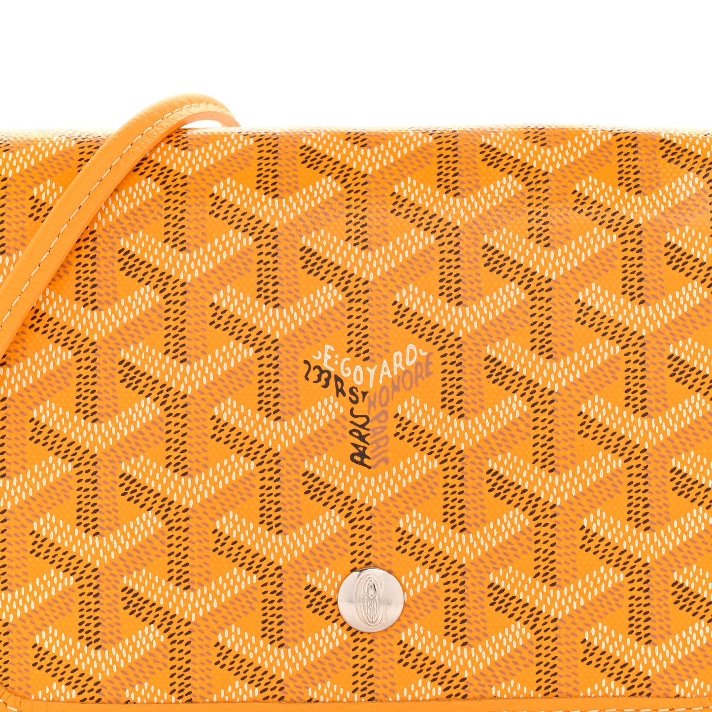 Goyardine Plumet Wallet Clutch Yellow
