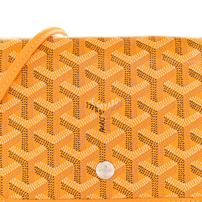 Goyardine Plumet Wallet Clutch Yellow