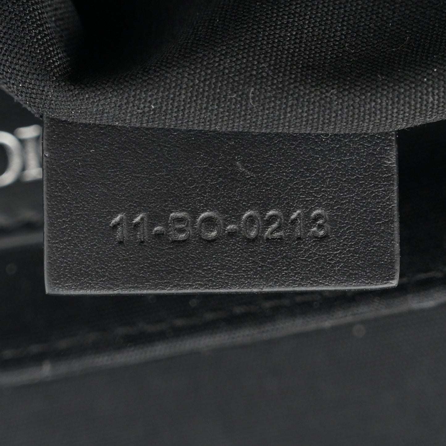 Coated Canvas CD Diamond Mini Hit The Road Bag Black